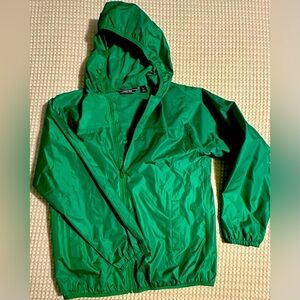 Kids Waterproof Hooded Packable Rain Jacket